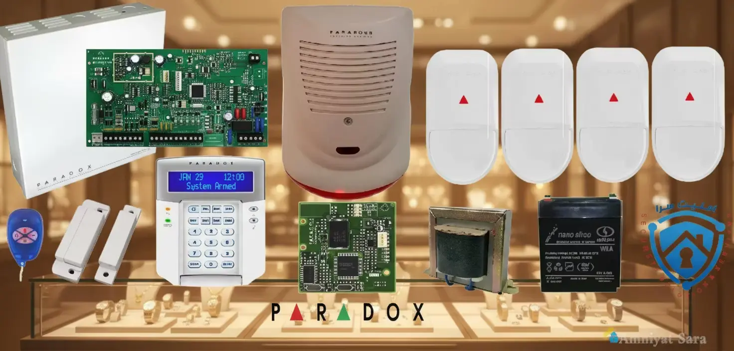 5050 k32 4nv5 vdmp3 پکیج های دزدگیر طلافروشی یا منزل بزرگ mg5050 k32 lcd