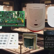 پکیج دزدگیر طلافروشی با دو چشمی nv5 و آژیر 506 , sp4000 k636