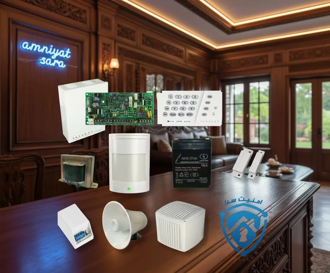 پکیج دزدگیر پکیج دزدگیر ارزان منزل و طلافروشی با قابلبیت اتصال به مرکز مها سامانه مها